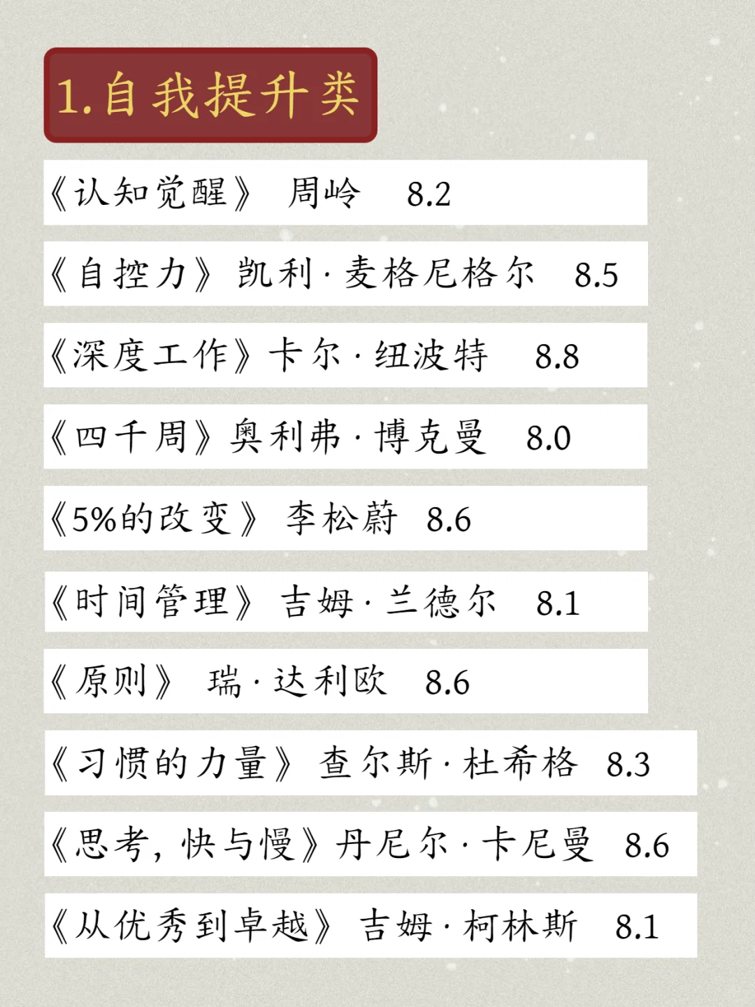 读完后真的会让脑子变快的 8 类书籍📚
