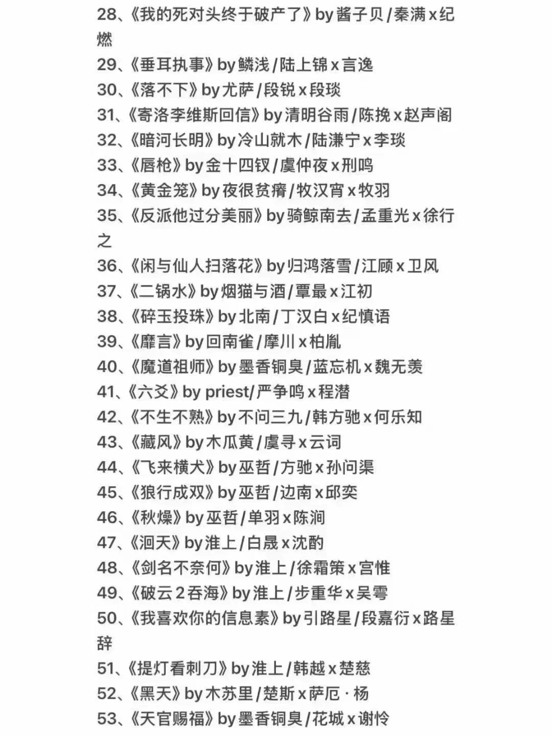 101本原耽美小说合集未删减txt