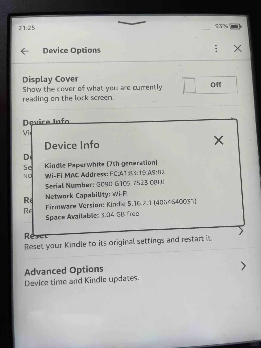 119刀 kindle paperwhite 第七代 墨水屏