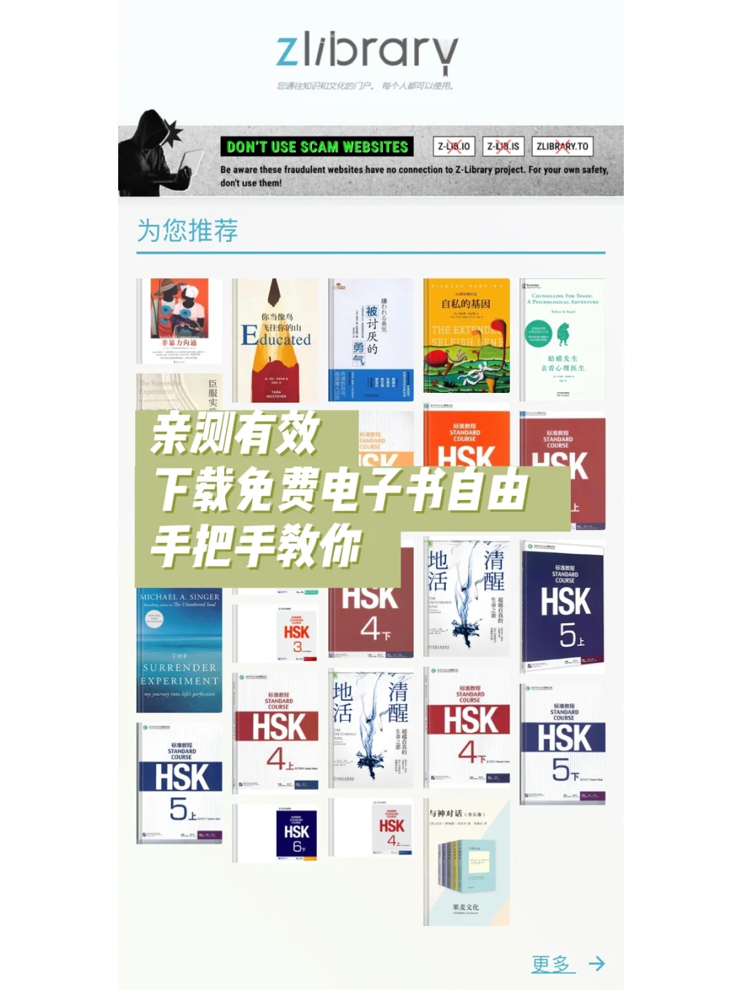 手把手教你实现电子书自由🆓Zlibrary