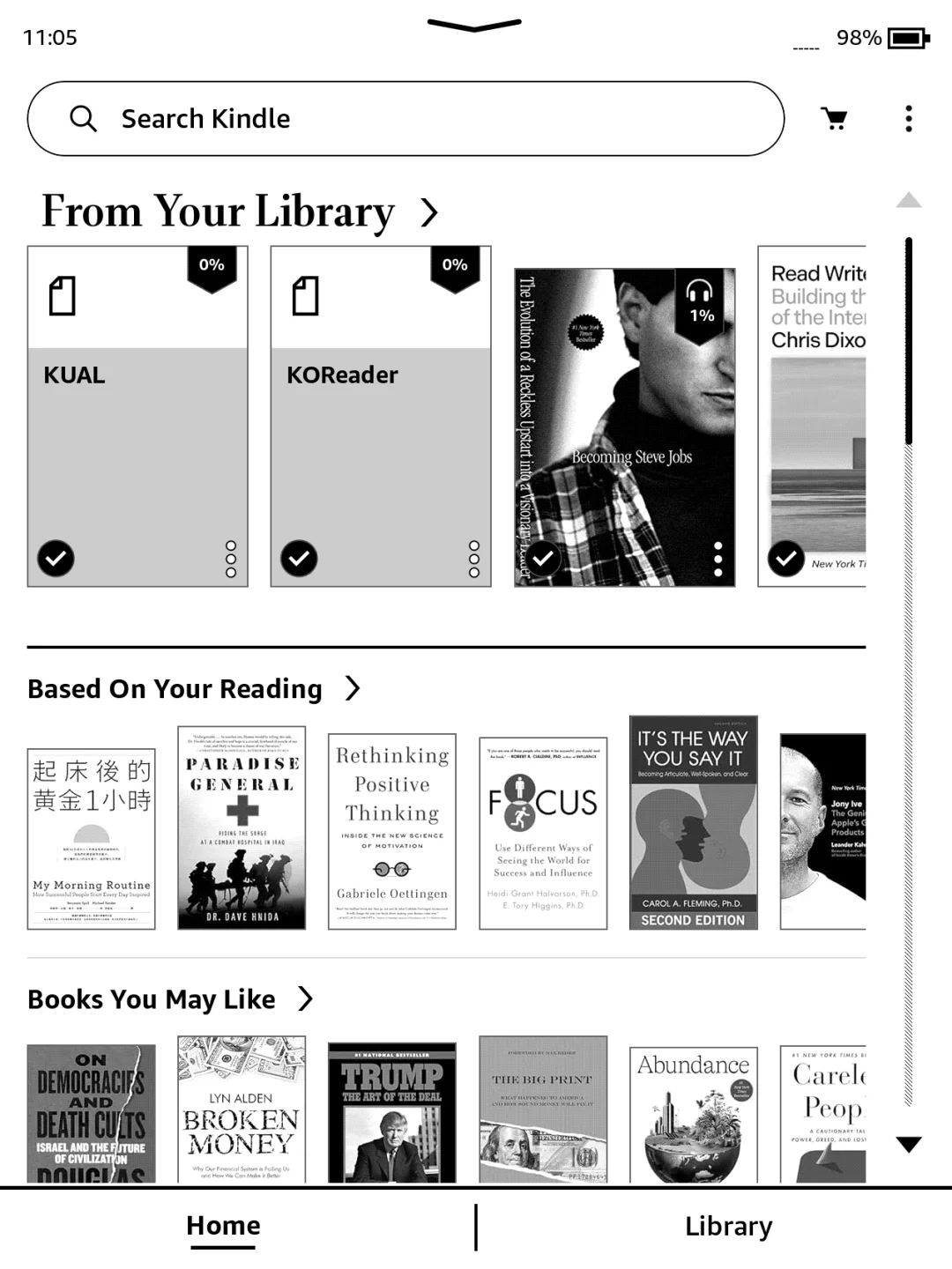 让 Kindle 更优雅，KOReader添加封面