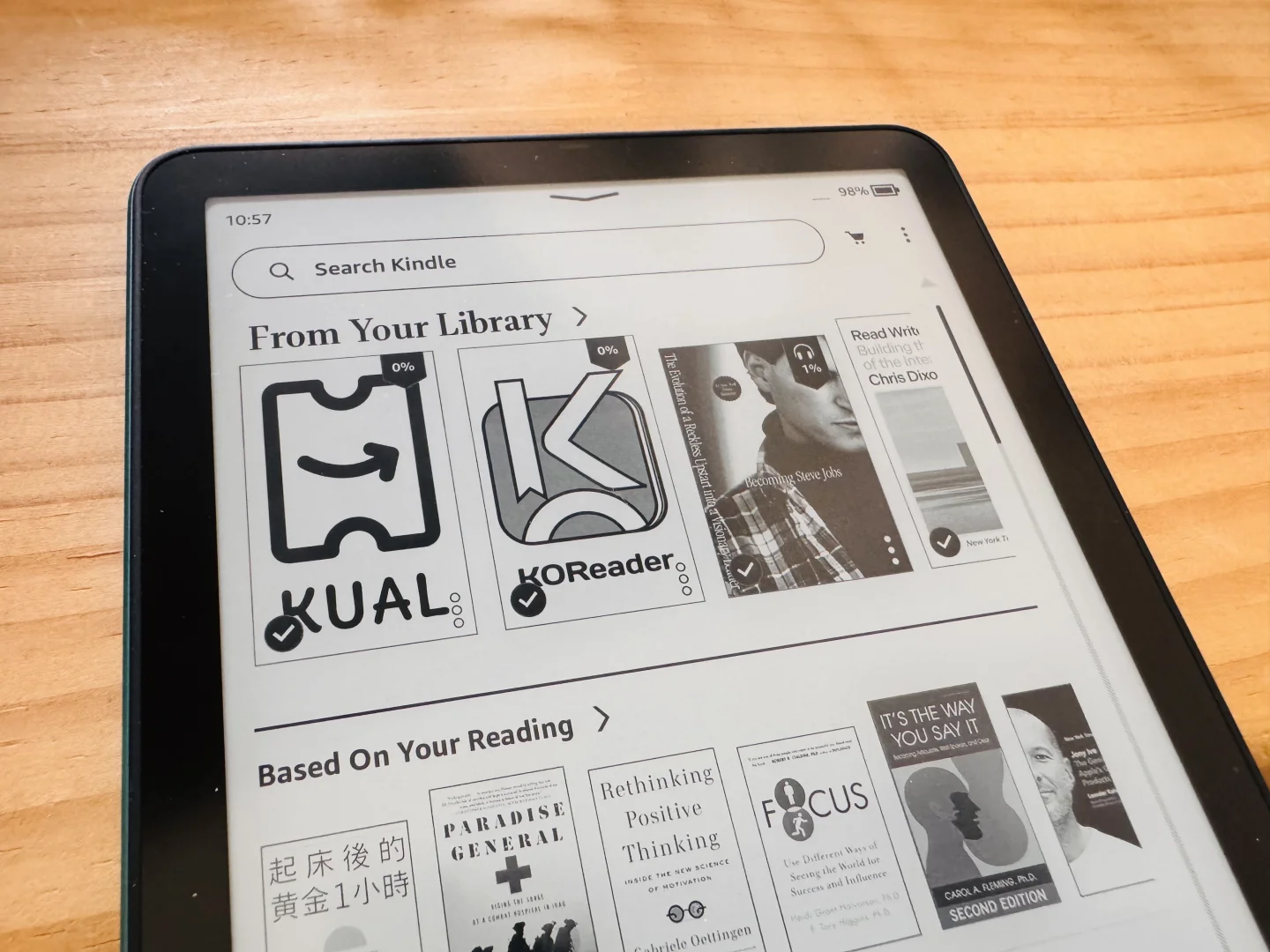 让 Kindle 更优雅，KOReader添加封面