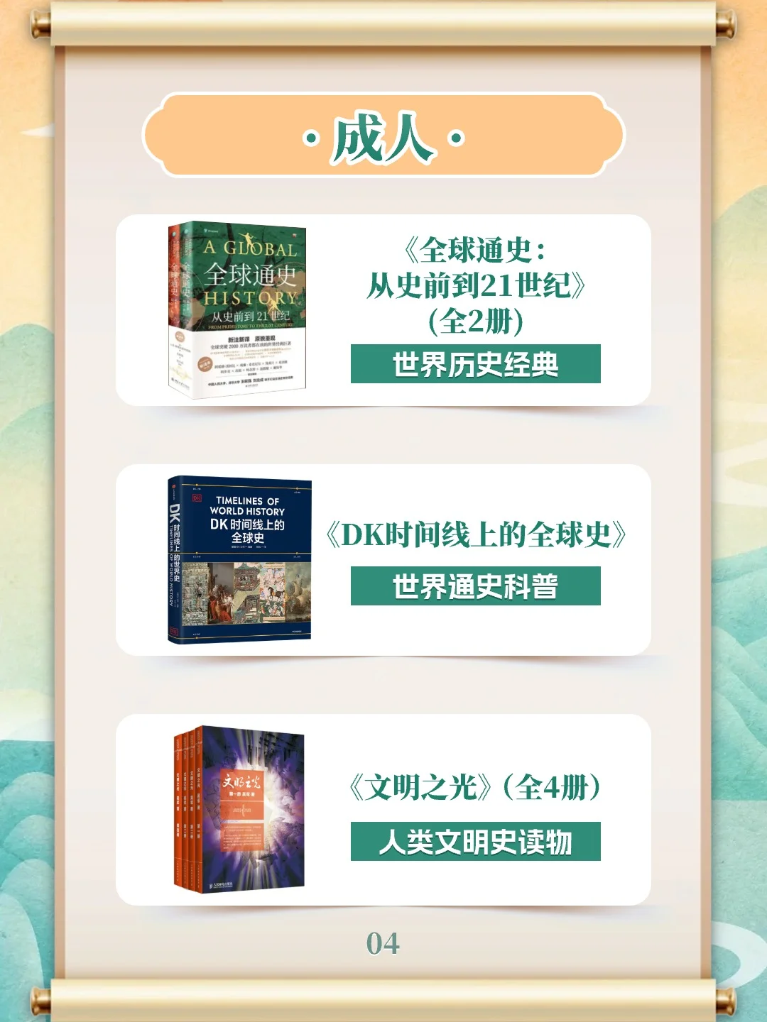 历史文明主题书单来啦！本周推荐这些好书~