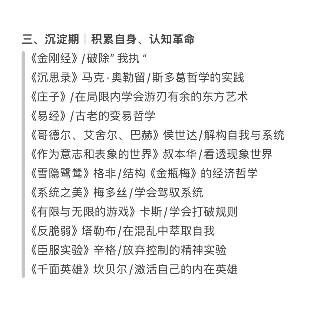 我的人生各阶段书单｜对症下药