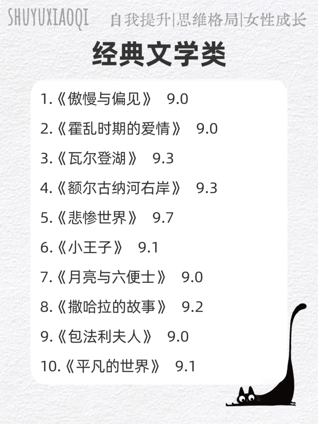 2025网上很火的书单🔥女生一定要多看书