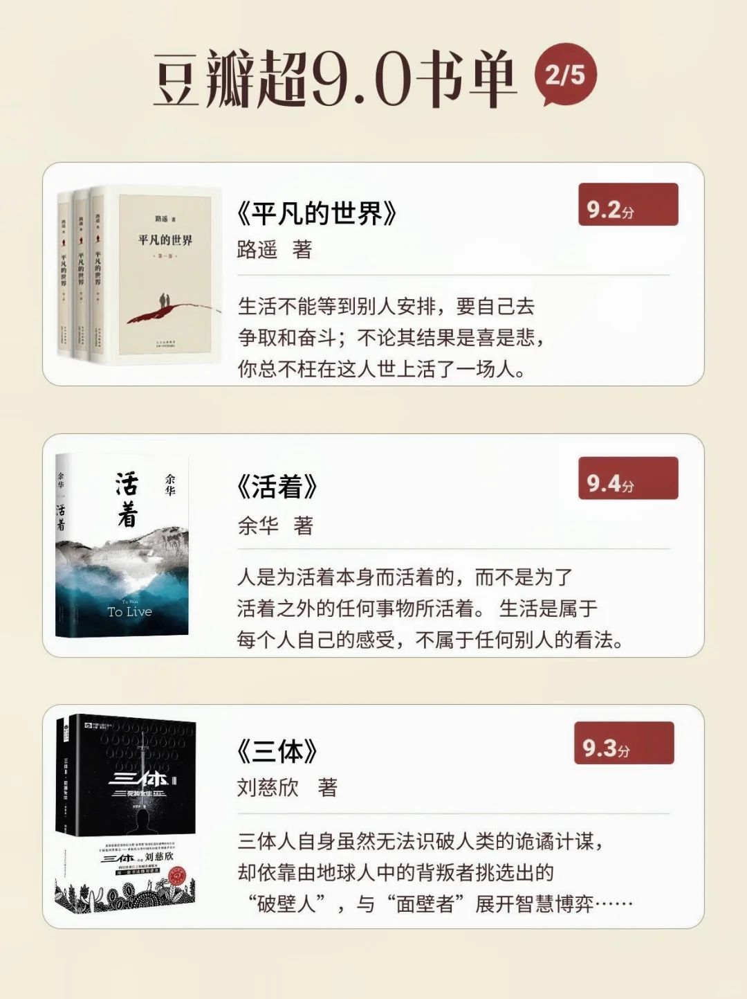 🔥豆瓣评分超9.0的15本神作，本本封神！