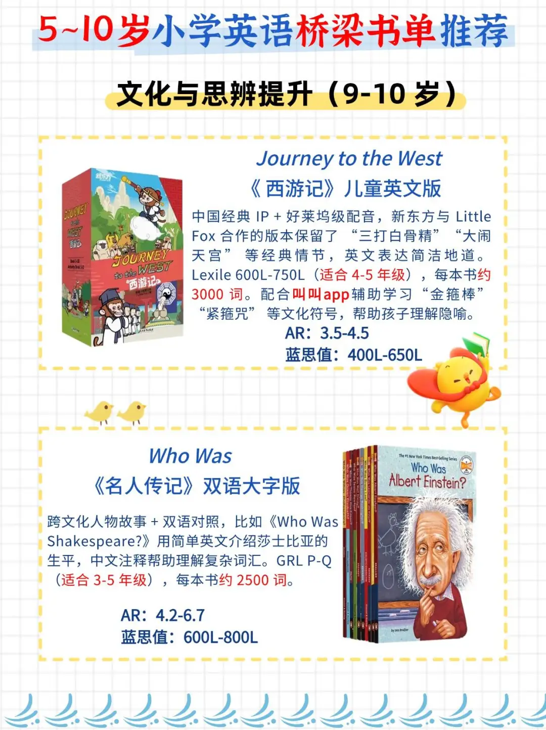 国际学校宝妈私藏📚5-10 岁英语桥梁书单