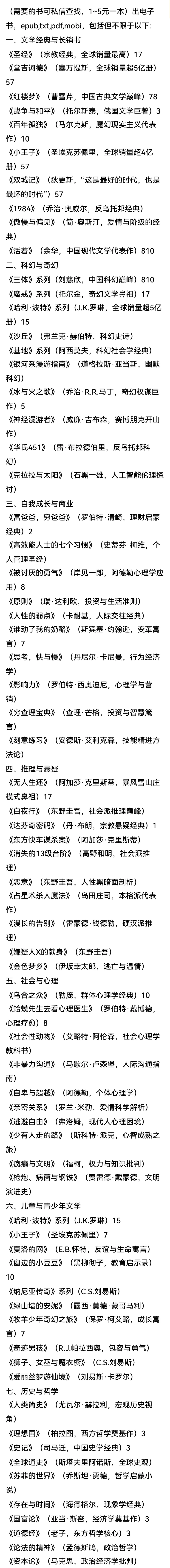 帮找电子书（PDF，mobi，epub，TXT）