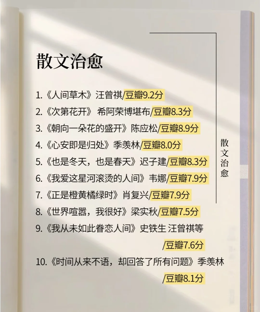 这个书单太全面了💛，读友们记得收藏关注😄