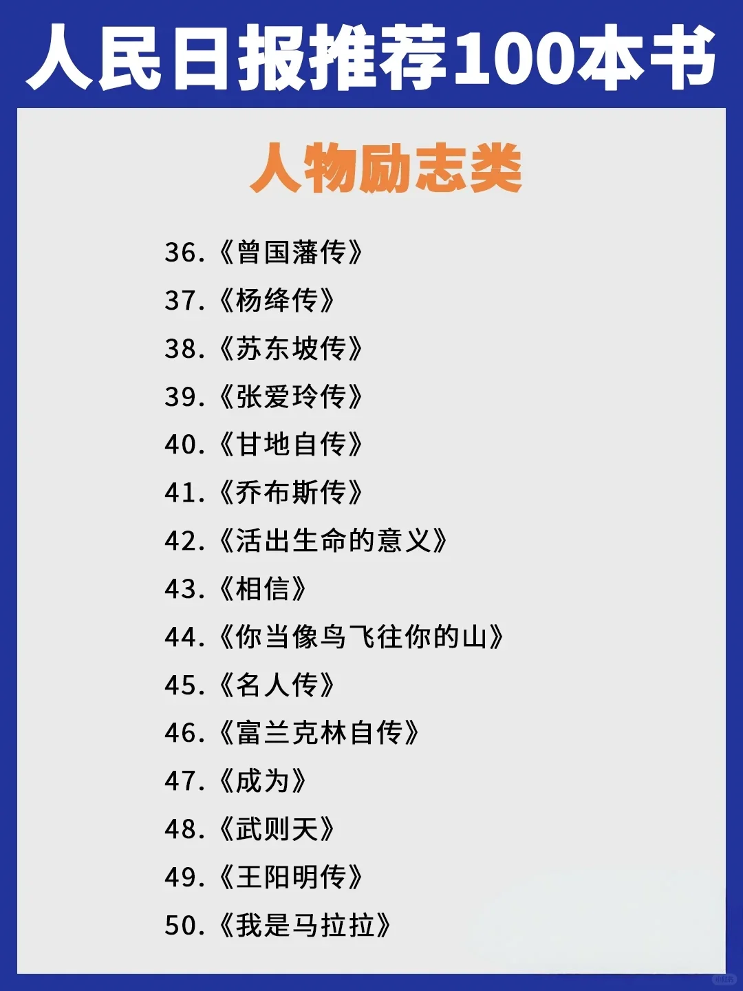 人民日报力荐 |2025必读100本宝藏书单