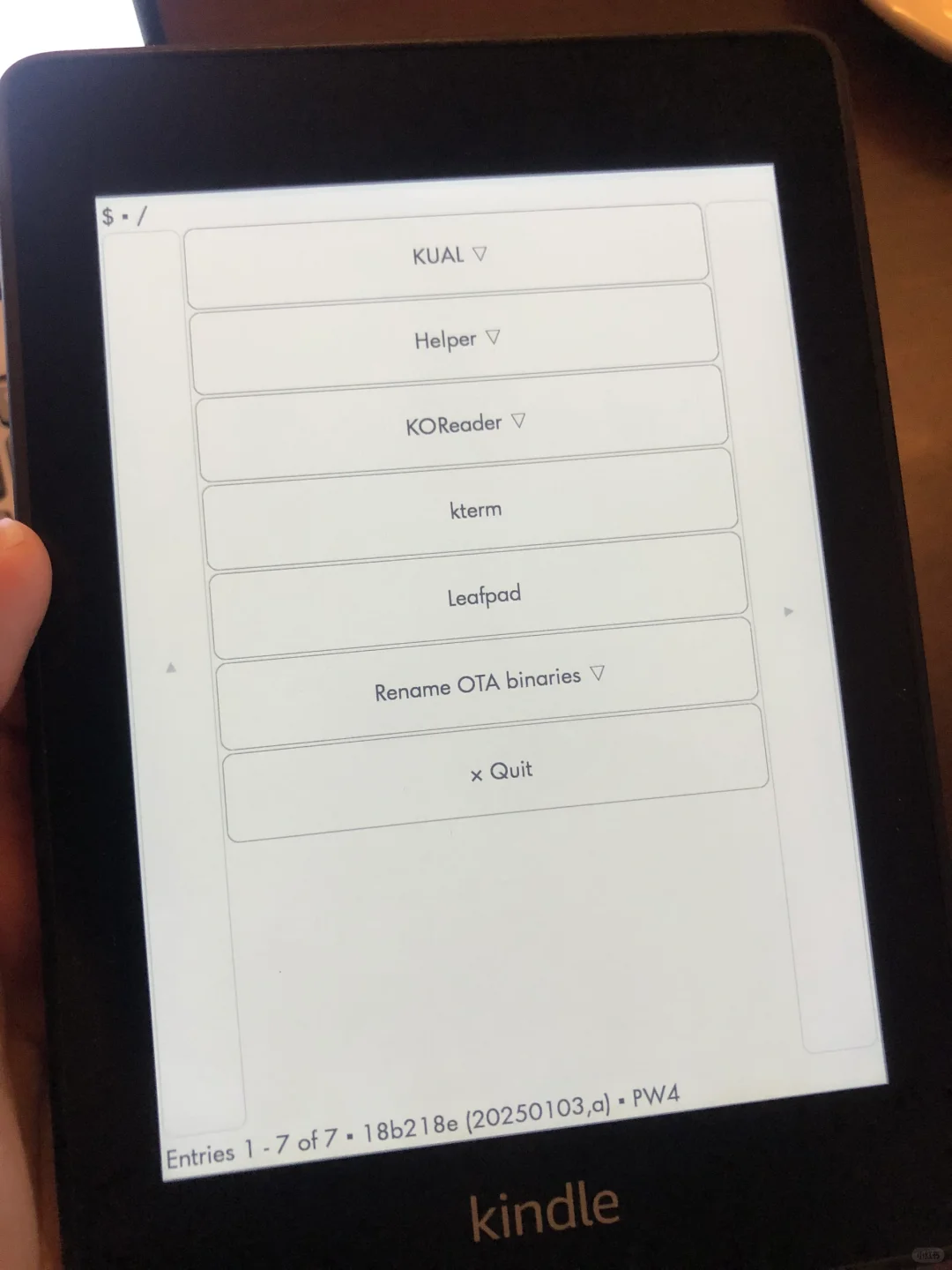 解放了我的kindle