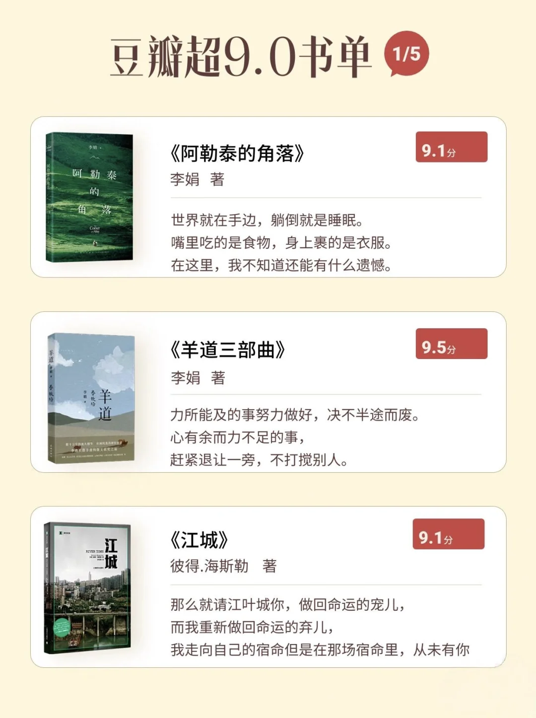 📚豆瓣超9.0高分书单 | 你读过几本？