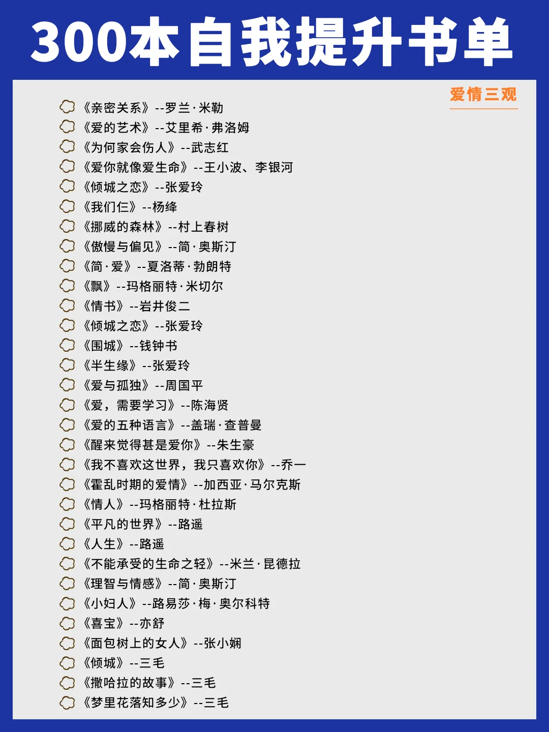 300本高质量书单！打工人自我提升拒绝内耗