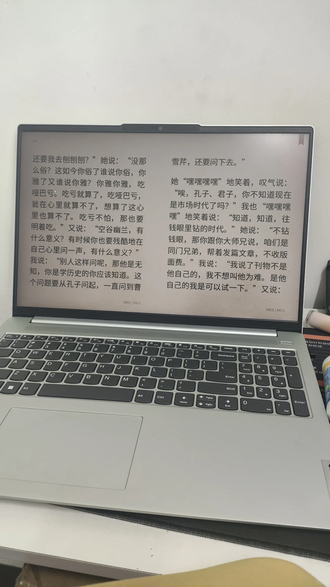 大屏幕看书就是爽