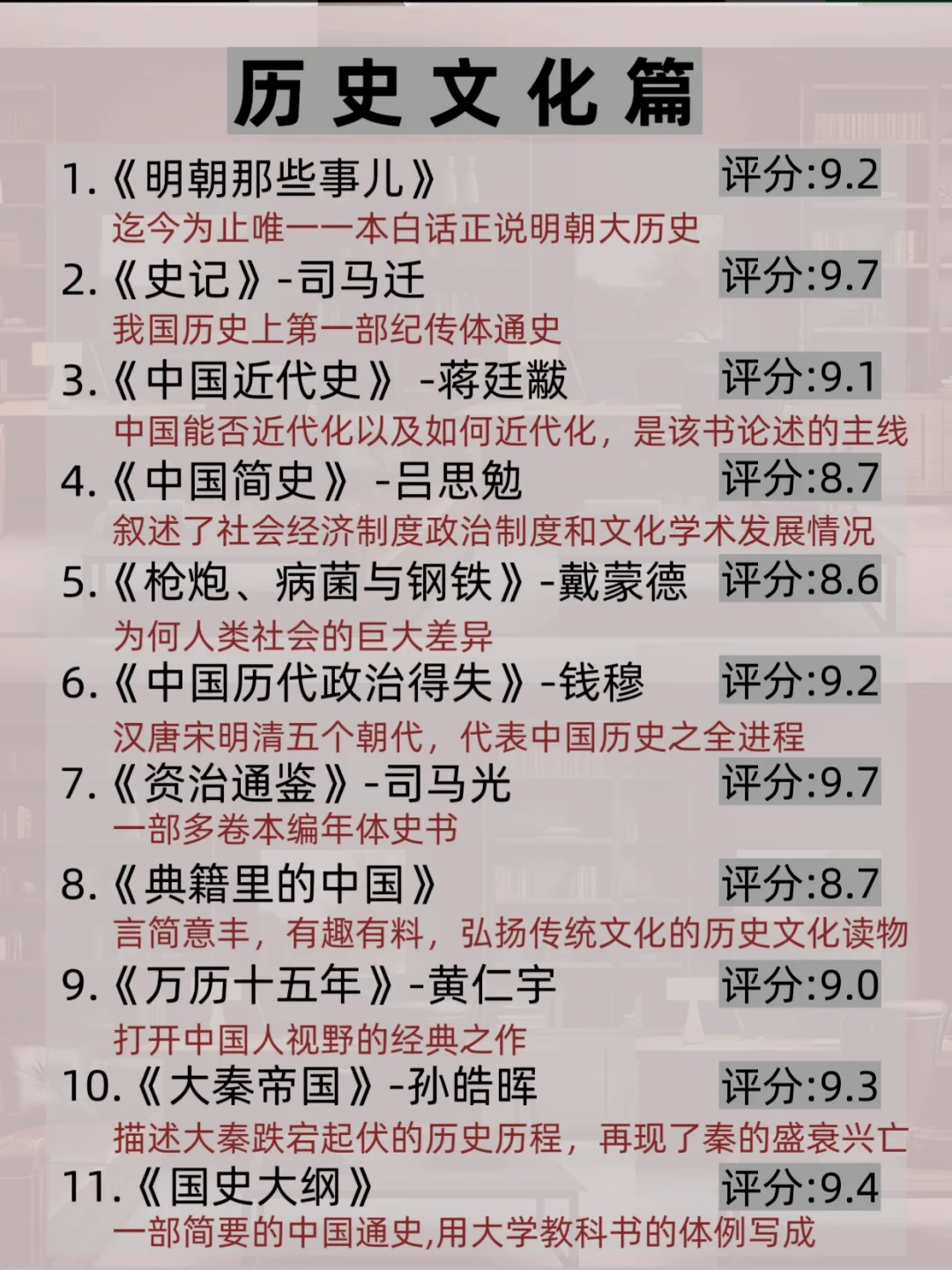 📕📕读完这72本书，脑子真的会变快‼️