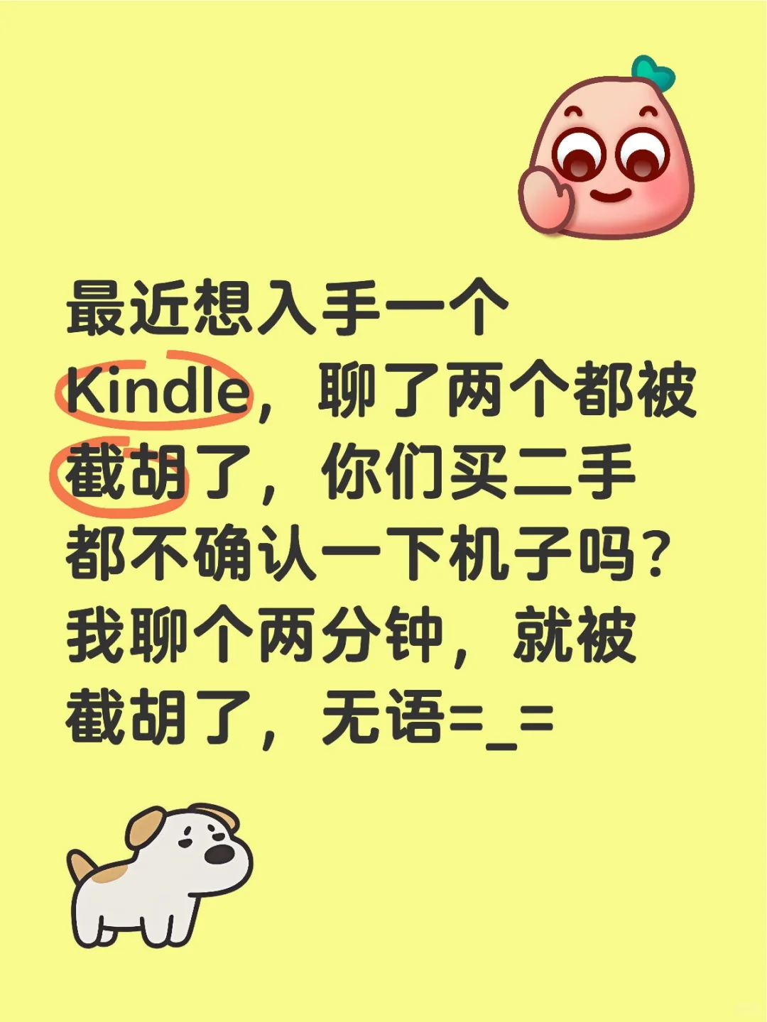 购买二手kindle热情被浇灭