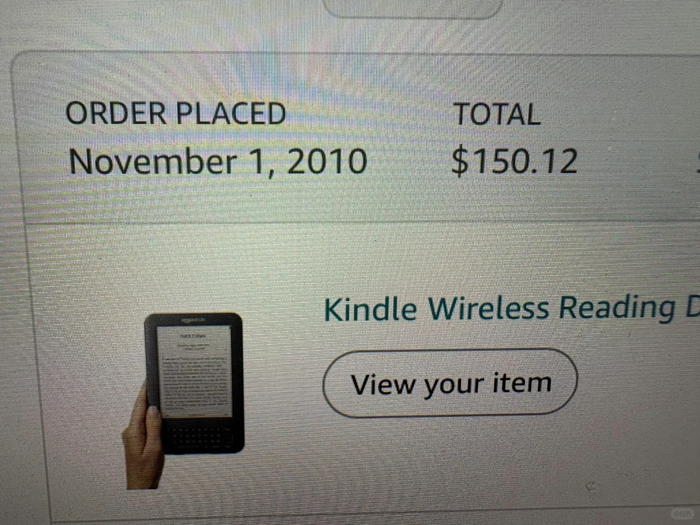 我的第一台Kindle