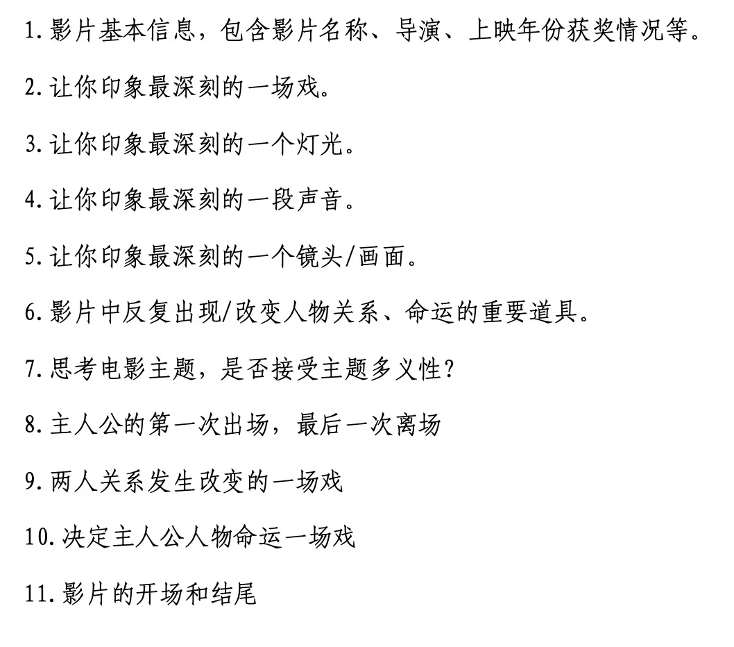 分享一个今年中戏拿证同学的书单片单