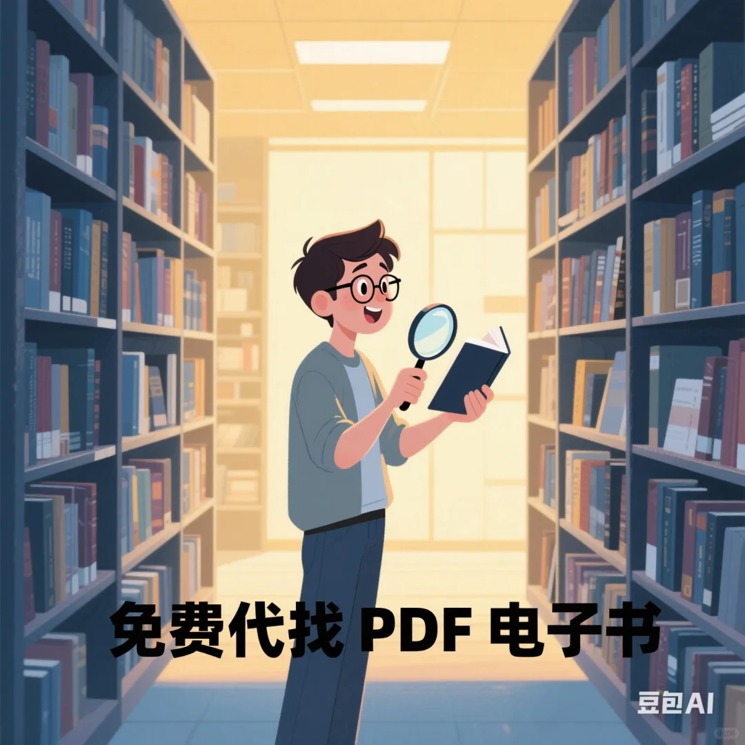 免费代找pdf电子书，只为交个朋友