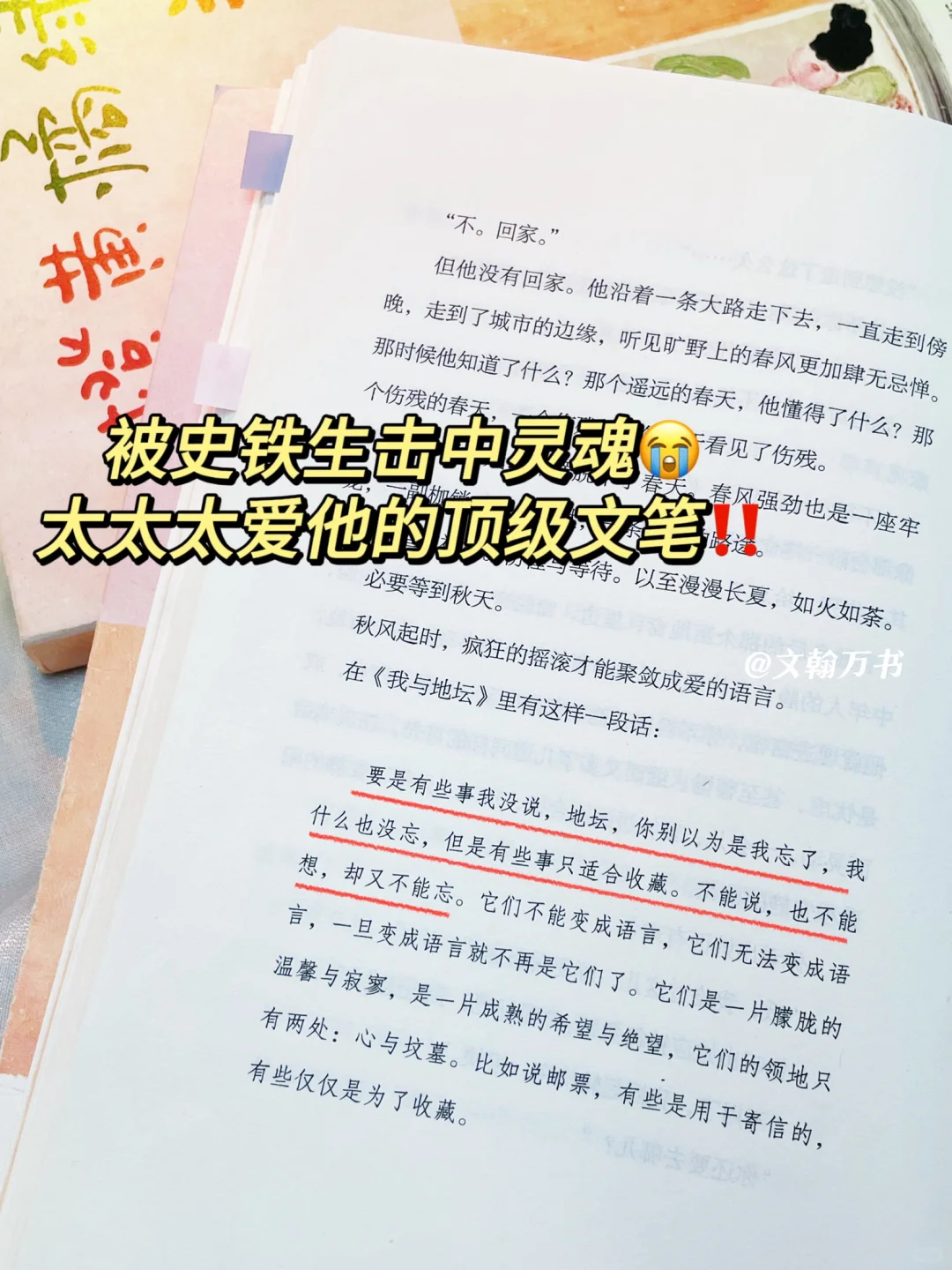 不愧央妈推荐！足以封神的文笔太太太治愈！