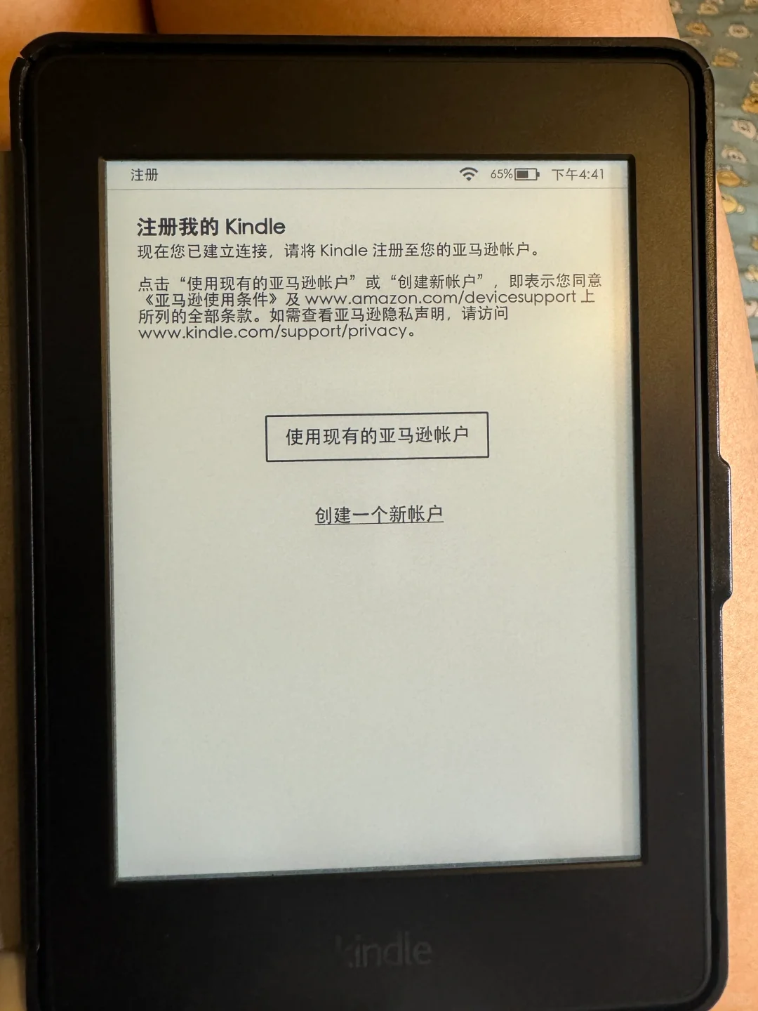日子也是好起来了 用上kindle了