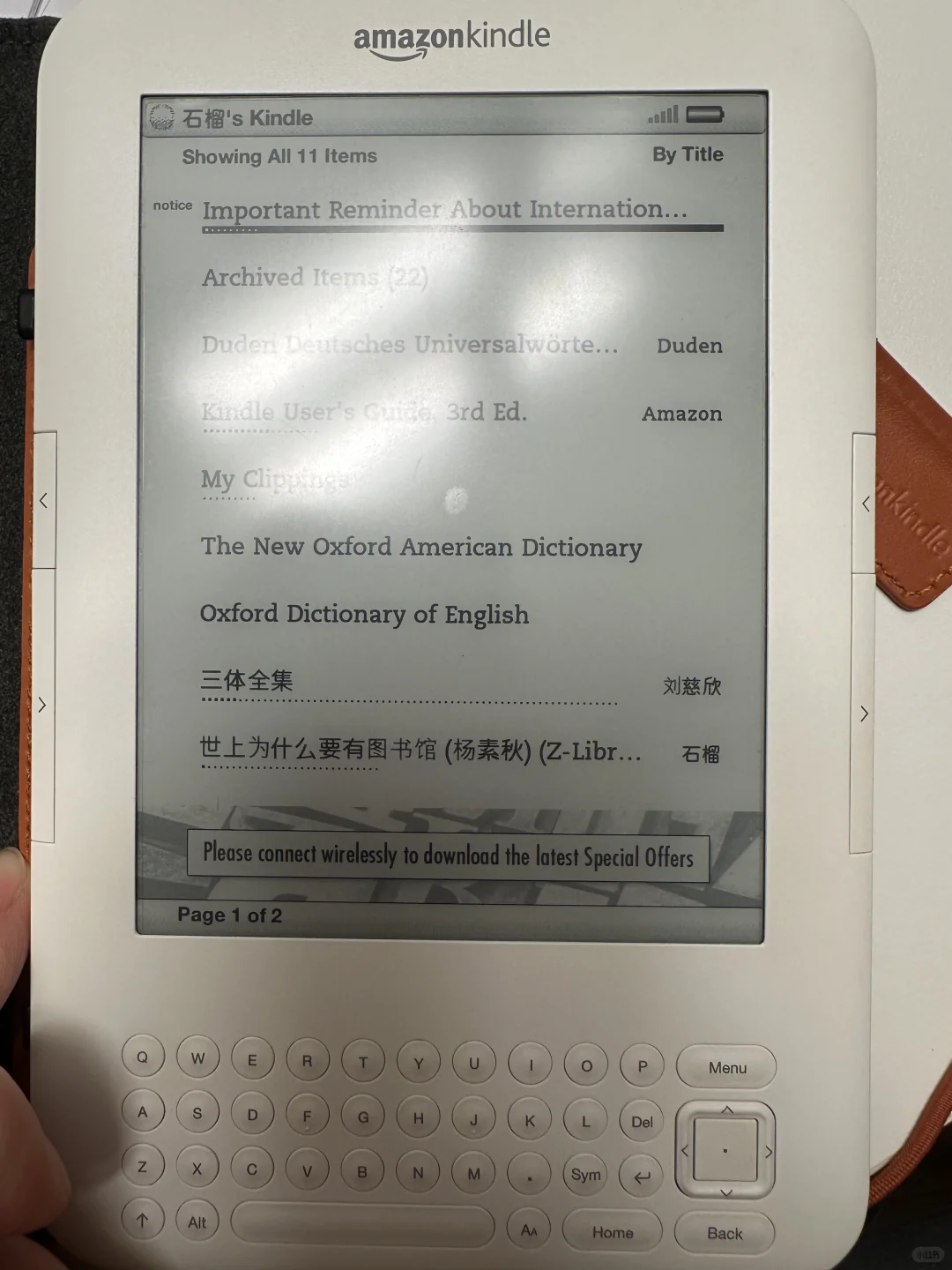 ➗kindle K3
