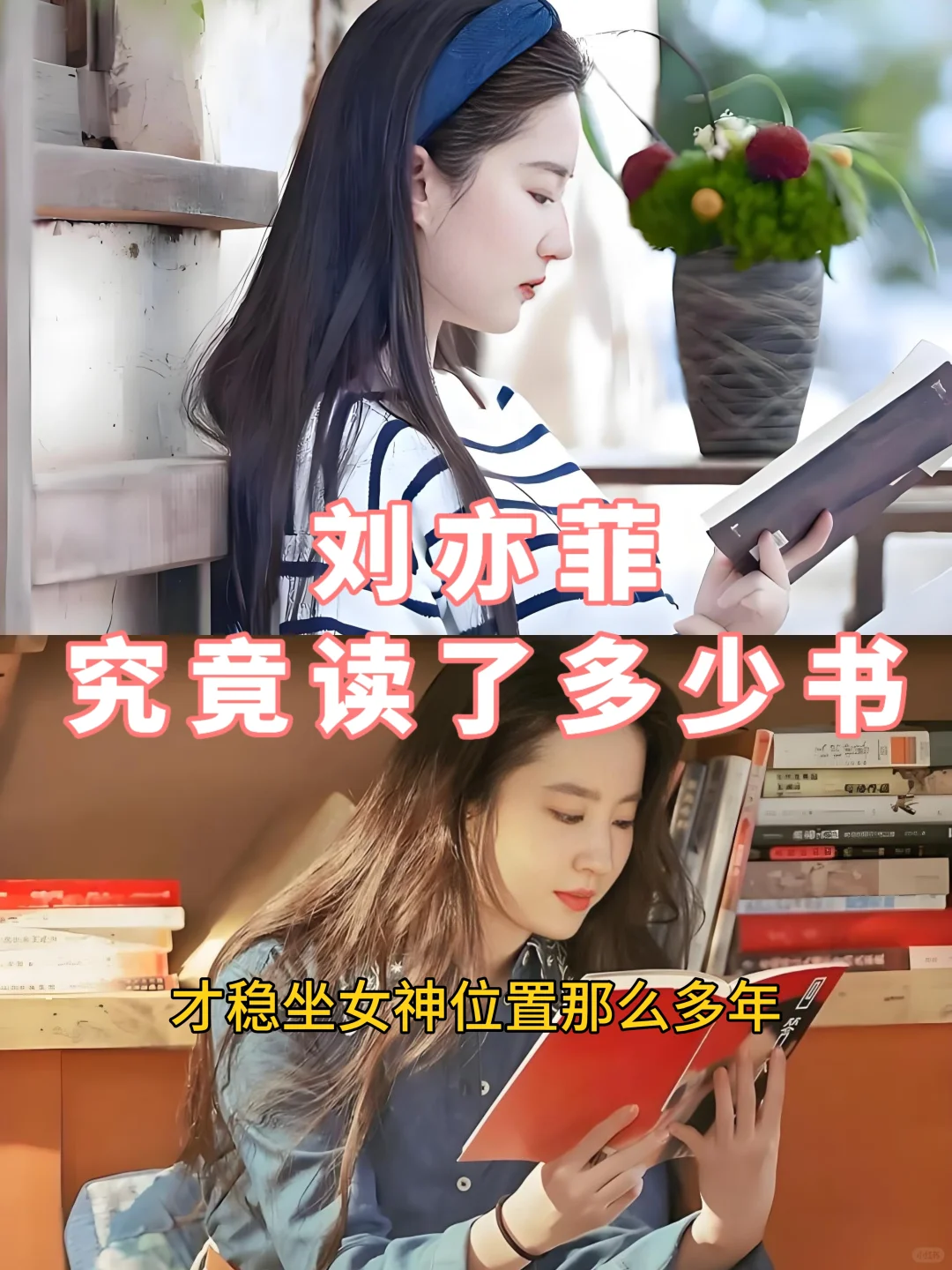 刘亦菲，稳坐女神分享过的书单，码住！