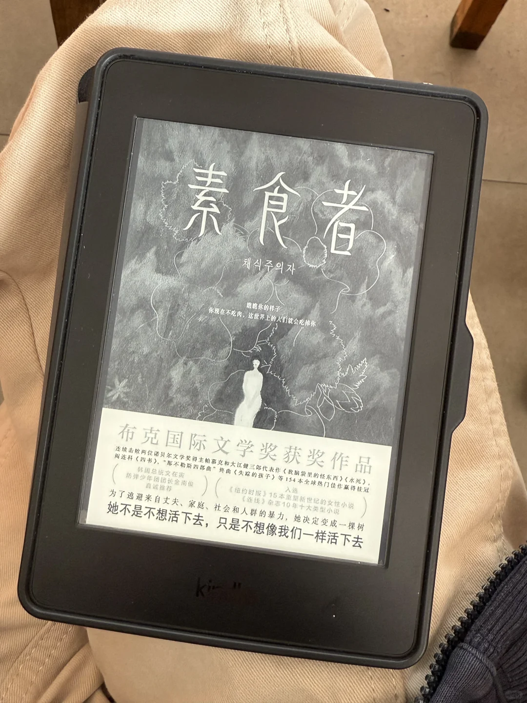 用Kindle开启第二本书|《素食者》