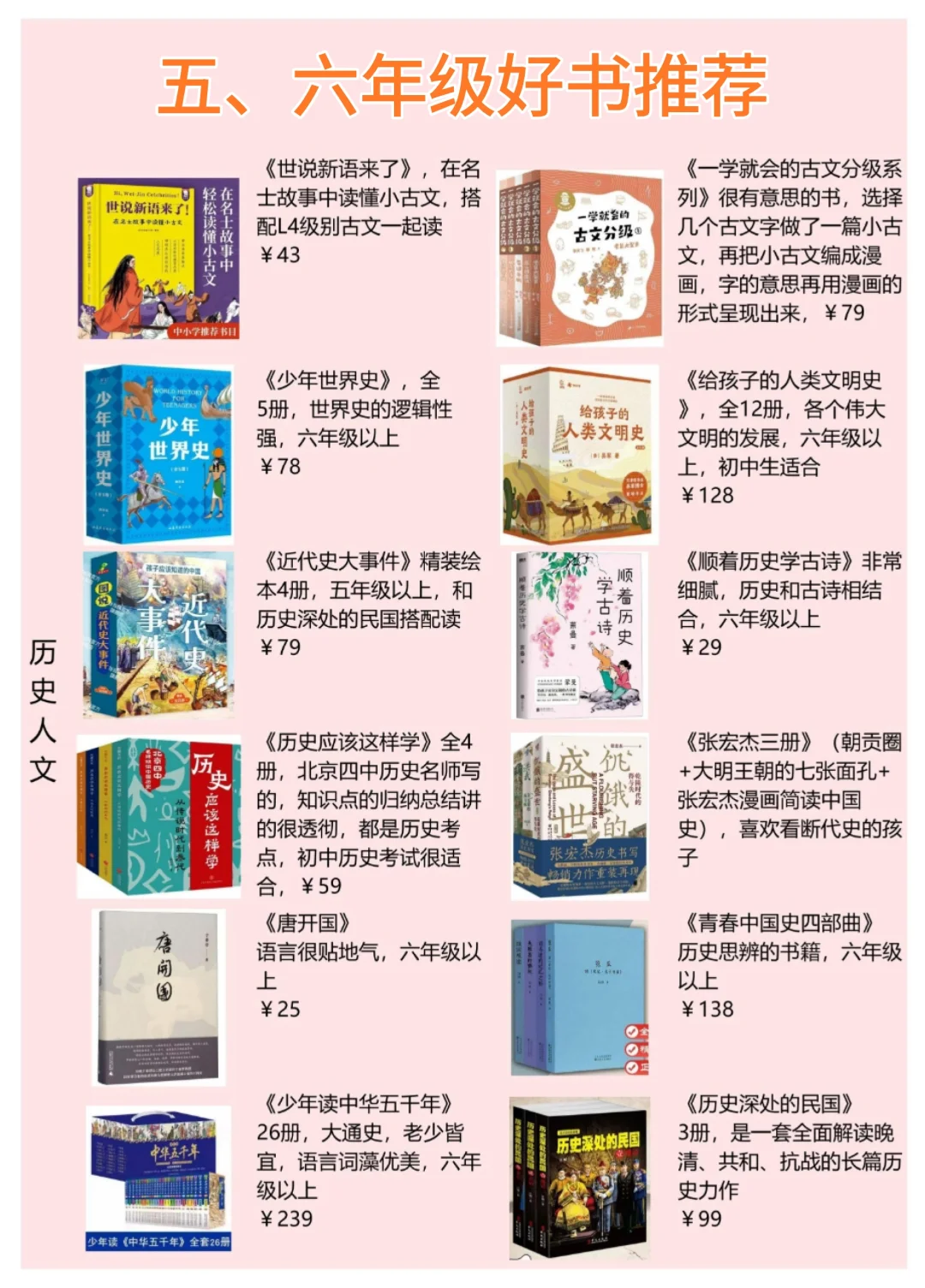 五六年级必看👀课外阅读经典书单🔥