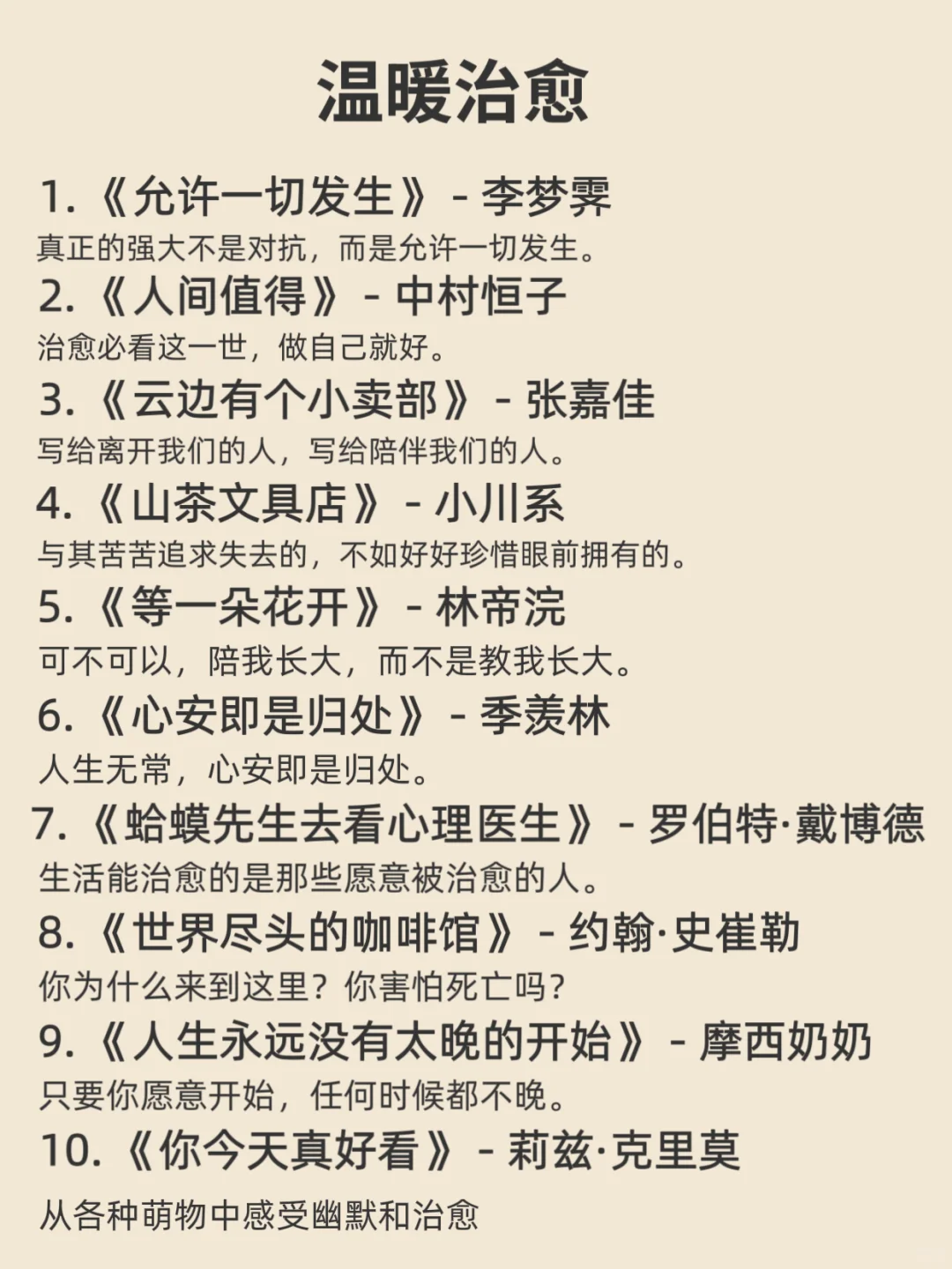 30岁之前应该读完的书