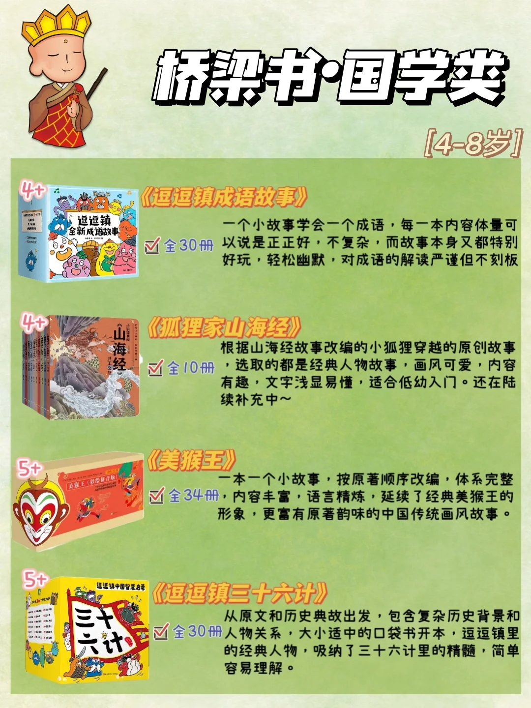 高分桥梁书🔥入门到高阶👉4-8岁闭眼入