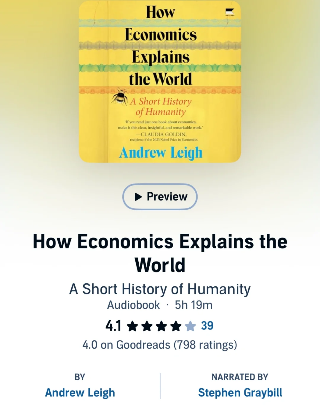 有声书：How Economics Explains the World