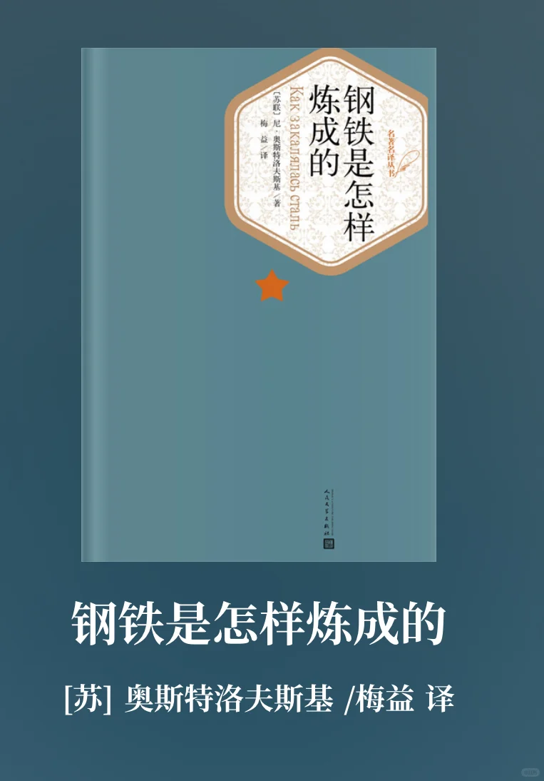 《钢铁是怎样炼成的》📚