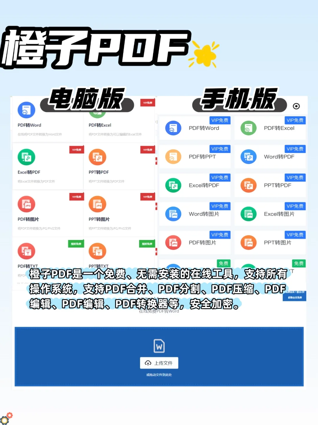 超棒的免费 PDF 转换网站推荐👏