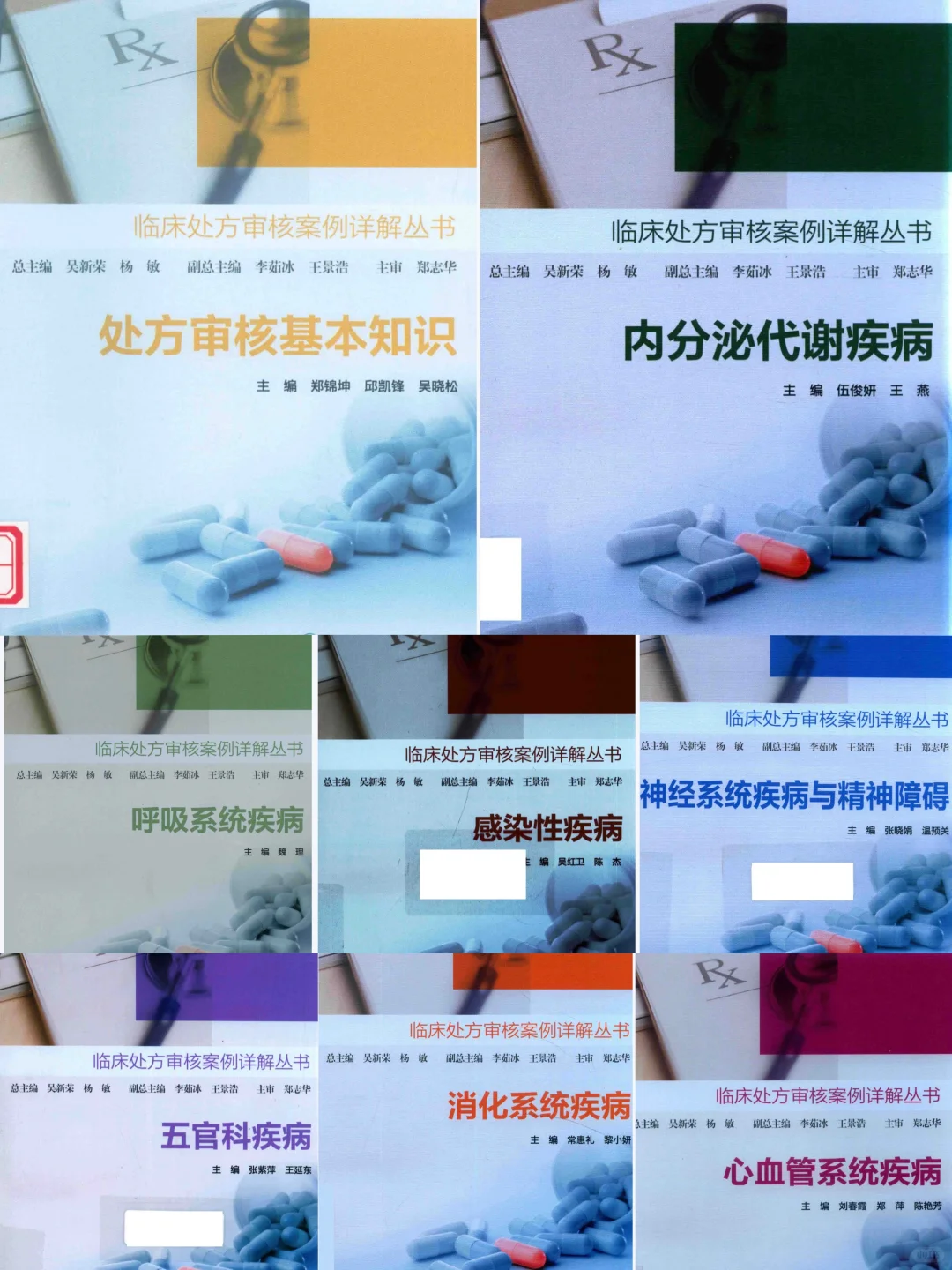 《临床处方审核案例详解丛书》合集pdf📚