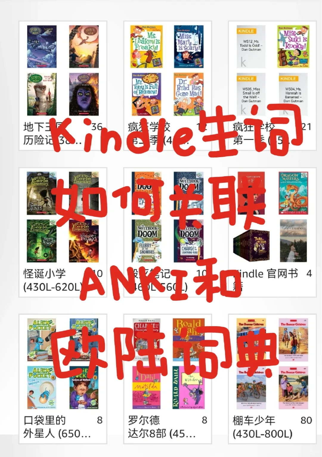 Kindle读英文有生词咋记？联合欧陆词典ANKI