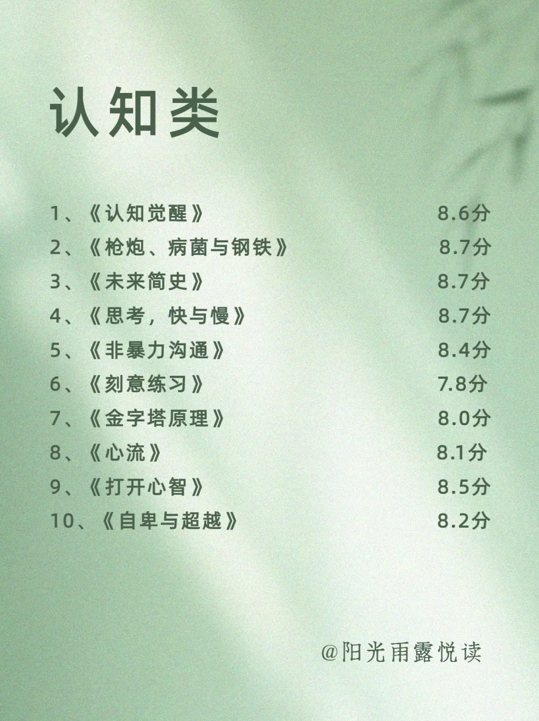 📖 女生必看！这些书开启新世界大门✨