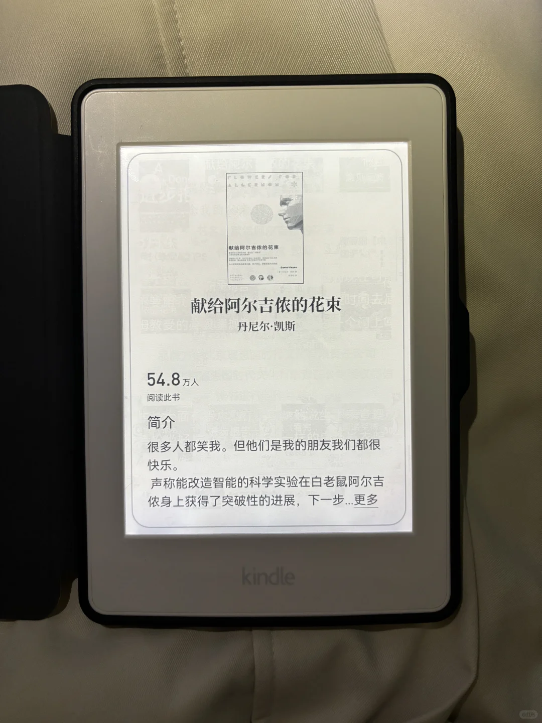 给大家分享一下我的kindle壳！