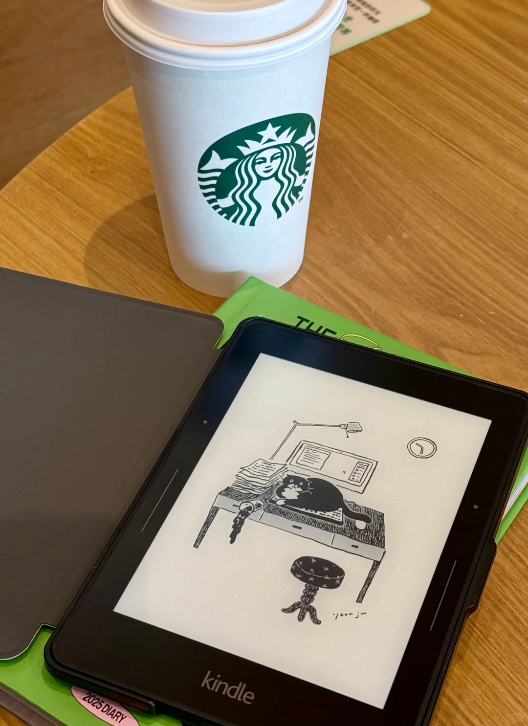 谢谢Kindle你让我好幸福啊📚☕️