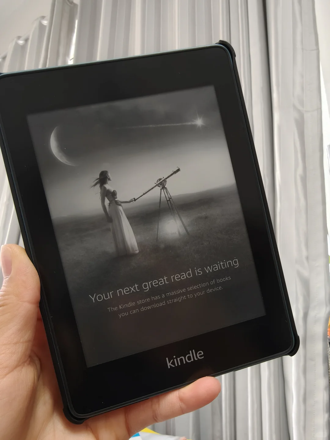 俺也是收到完美屏kindle啦！