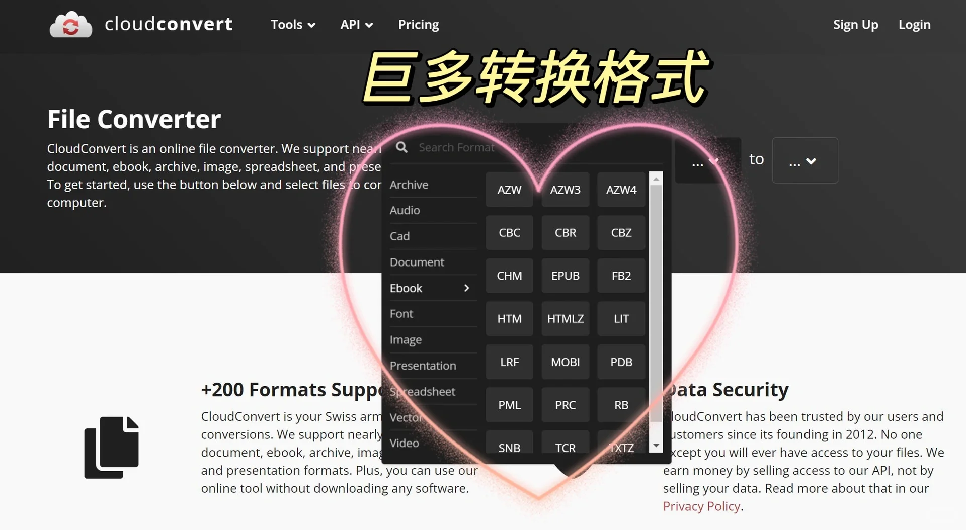 EPUB、HTM、MOBl等转存PDF，文件格式转换网站