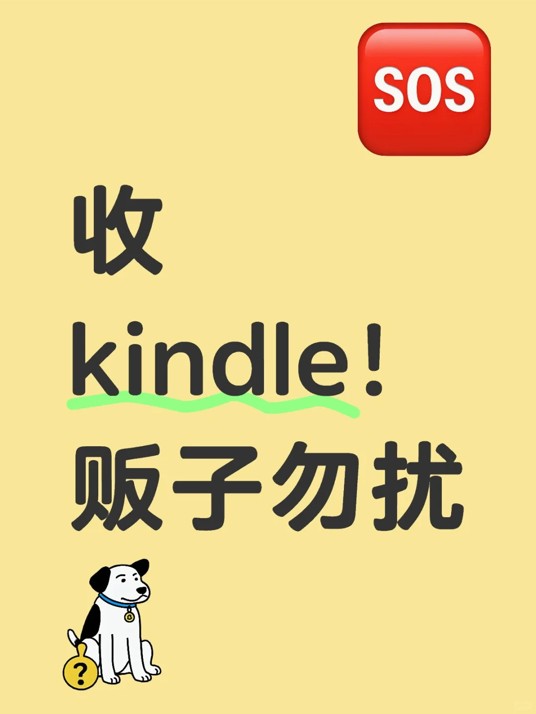 诚收一个kindle