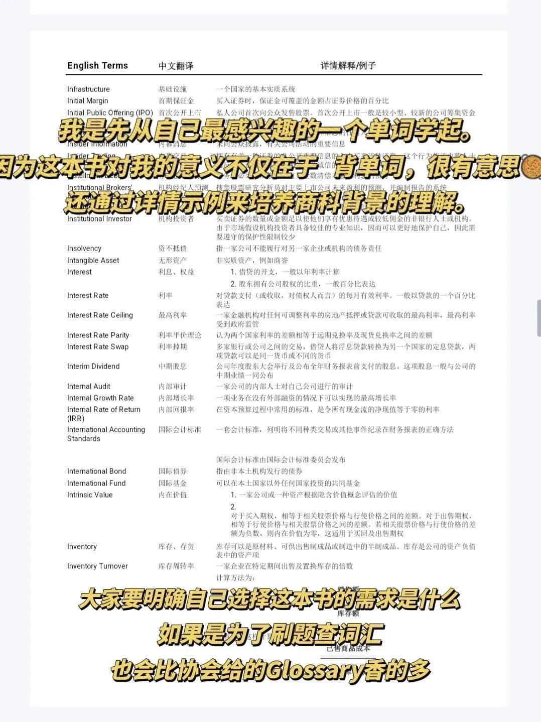 Get到一本很牛的单词书📕！CFA人手一份！