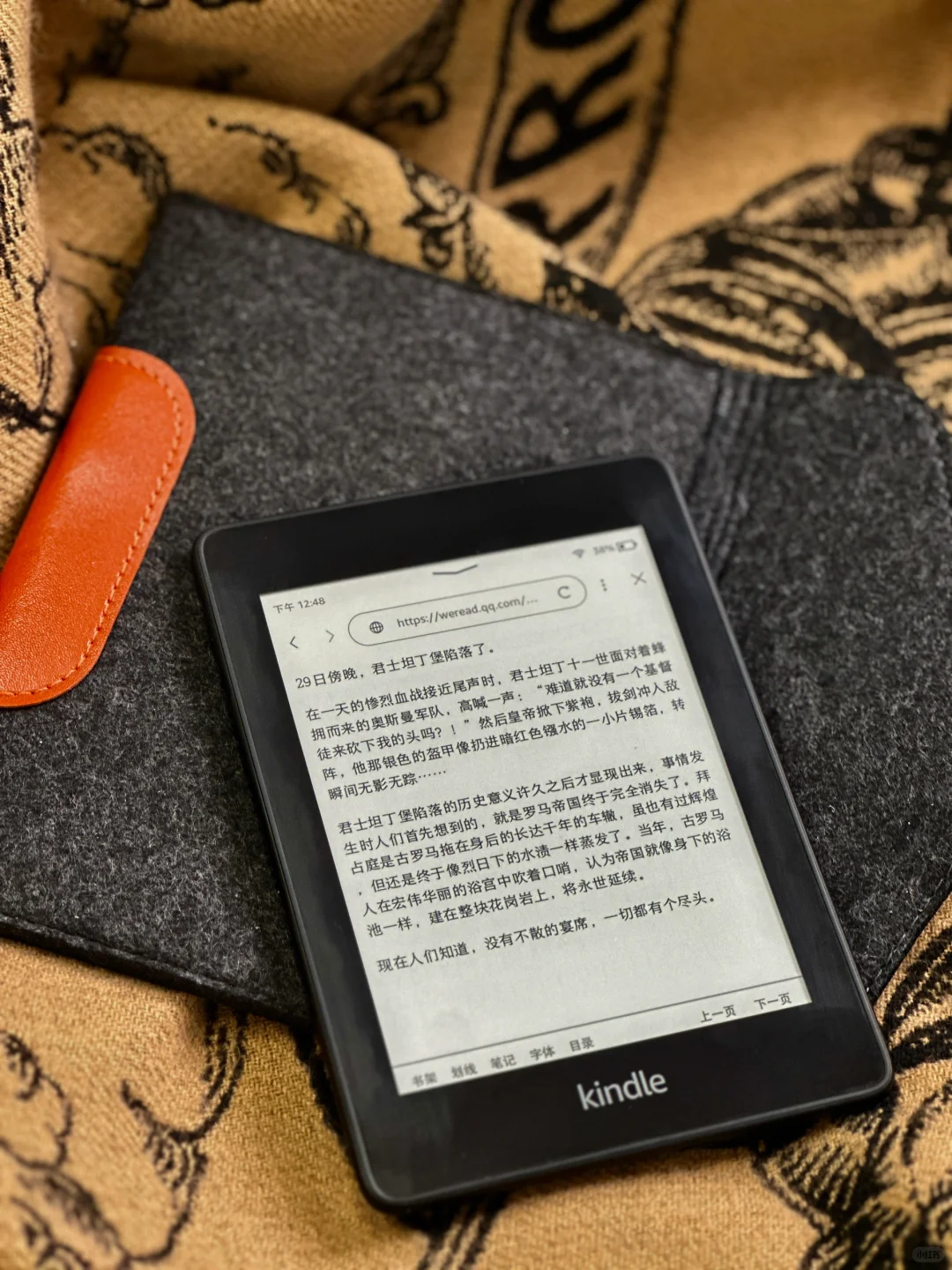 我的Kindle 永不落灰.