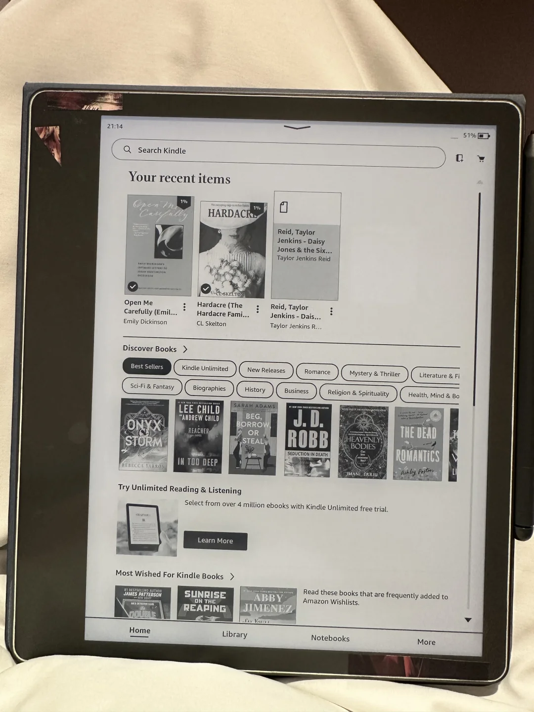 新入库kindle scribe 1代 64G