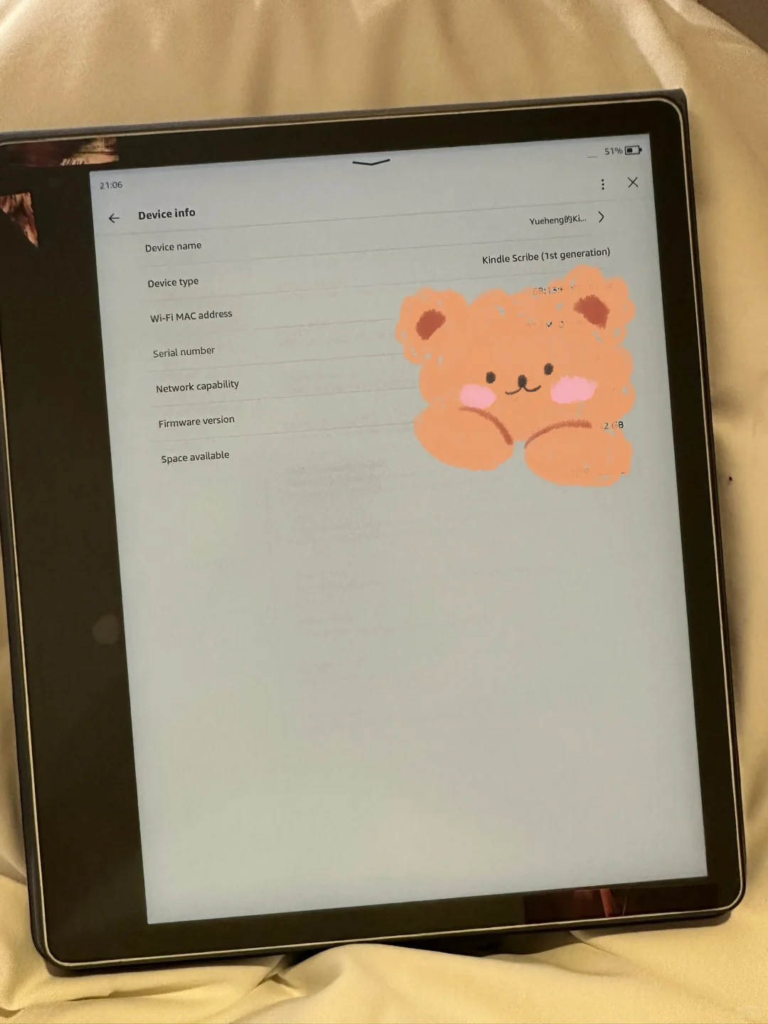 新入库kindle scribe 1代 64G