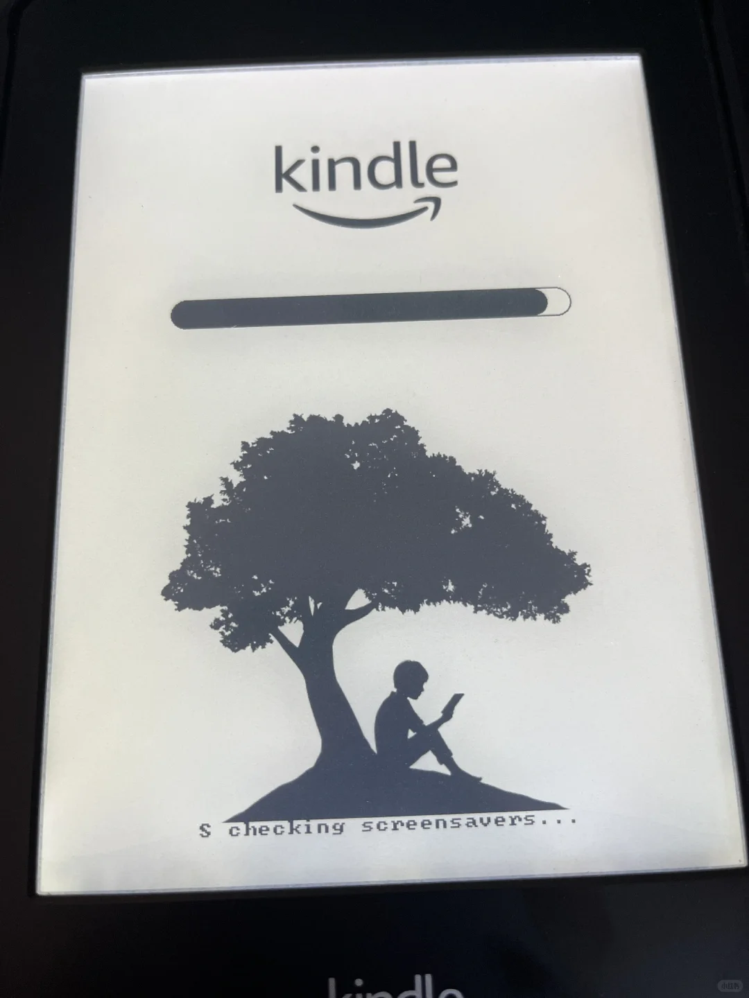 Kindle一直卡在大树进度条页面，怎么救？
