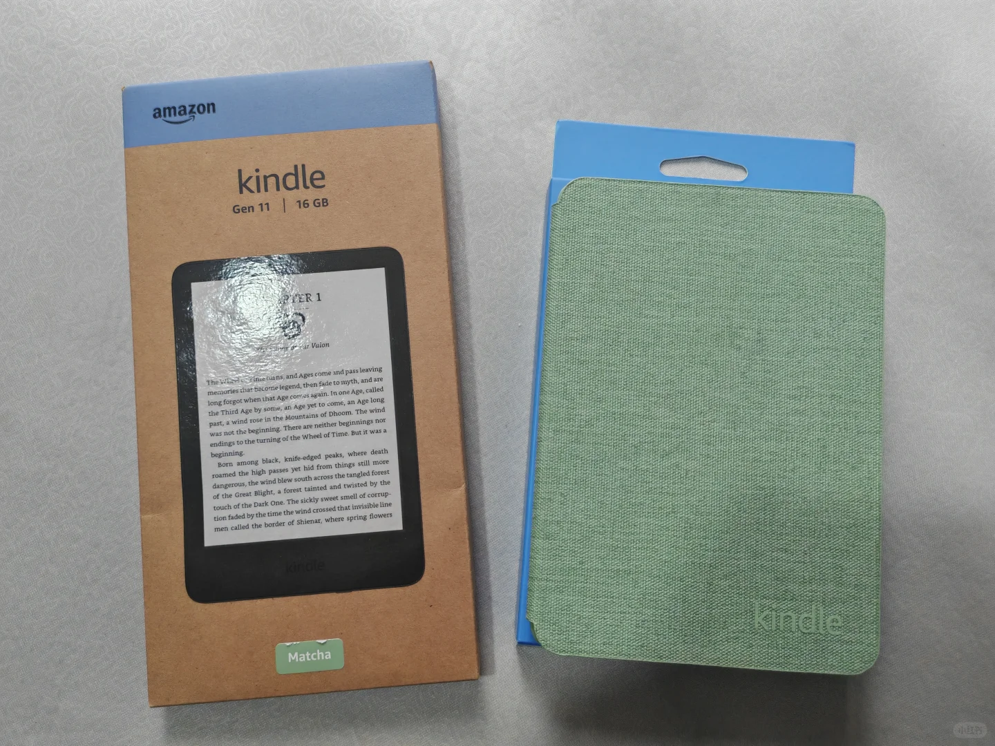 ÷kindle绿全套，小绿颜值确实高