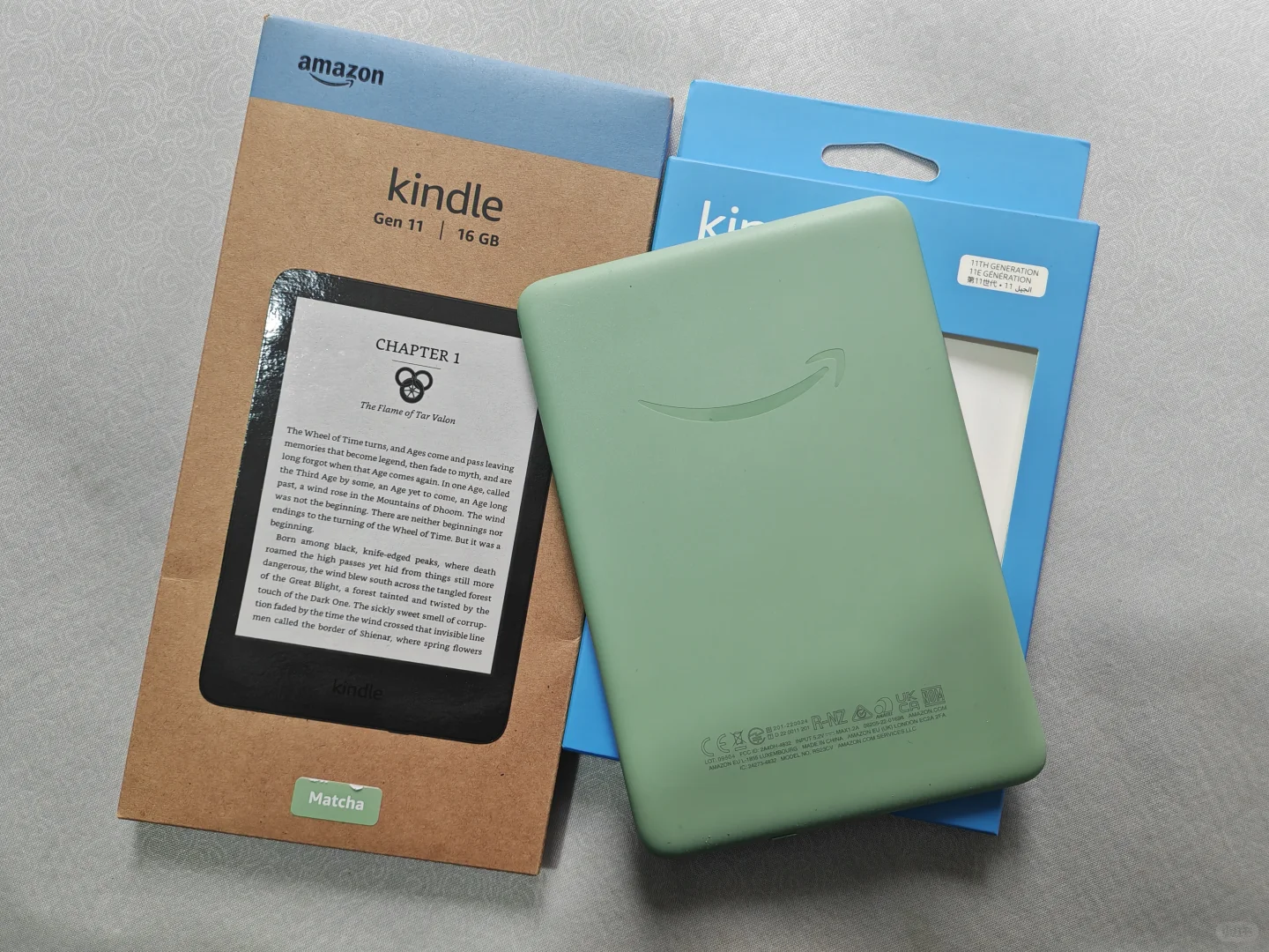 ÷kindle绿全套，小绿颜值确实高