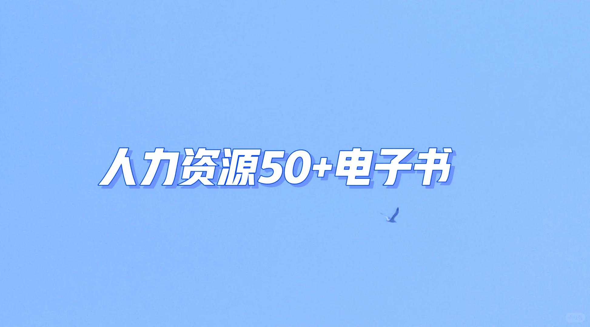 人力资源电子书（6角一本，1元3本）